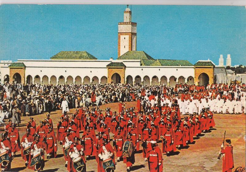 BF17659 morocco rabat ceremonie royale placu du mechoaur front/back image