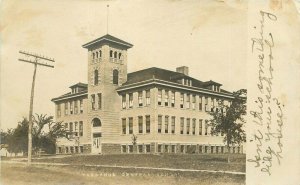 Marathon Iowa Central School C-1910 RPPC Photo Postcard 21-8326