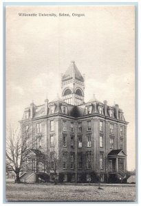 Salem Oregon OR Postcard William University Building Campus c1910's Antique