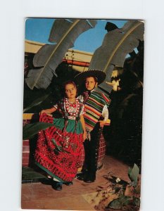 Postcard Children In Old Mexico