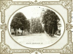 Circa 1900-08 South Burdick St., Kalamazoo, Michigan Framed Picture Design  P12