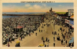 NY - Coney Island. The Boardwalk