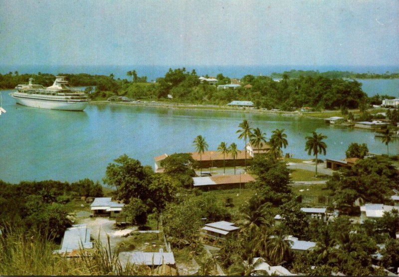 Jamaica Port Antonio The M/S Nordic Prince At Dockside In The Harbour