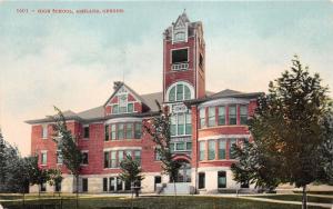 Ashland Oregon~High School Building~Jackson County~c1910 Postcard