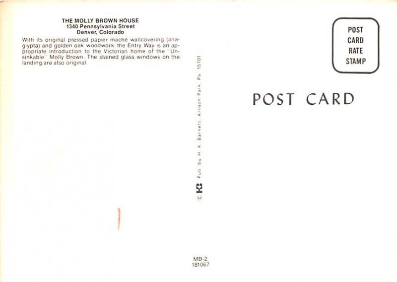 Molly Brown House - Denver, Colorado