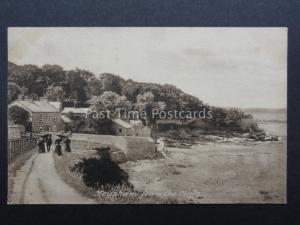 Lancashire: HEYSHAM from the Cliffs - Old PC by J.Pratt, Post Office near Church