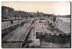 Old Postcard Liege The Lock