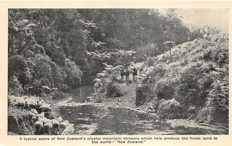 br104483 new zealands crystal mountain stream  new zealand