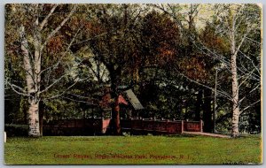 Providence Rhode Island c1910 Postcard Lovers Retreat Roger Williams Park