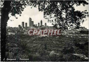 Postcard Modern S Gimignano Panorama