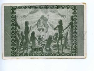 241360 GERMANY ART NOUVEAU FIDUS Adoration of Shepherds OLD PC