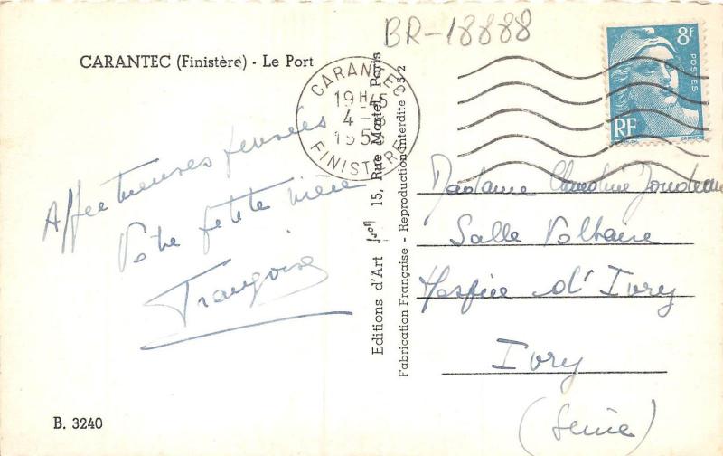 BR18888 Carantec le port  france