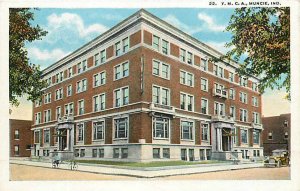 IN, Muncie, Indiana, YMCA Building, Exterior View, Curteich No A-83906