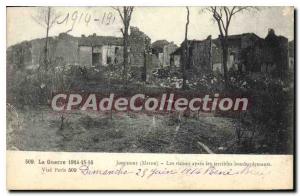 Postcard Ancient Ruins After Jonchery The Terrible bombing