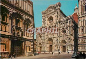 'Postcard Modern Firenze''s baptistry and the front of the cathedral'