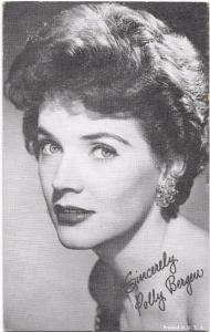 Beautiful Actress Polly Bergen Arcade Exhibit Card - 1950s Era