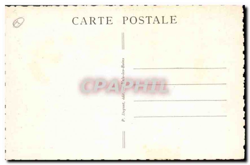 Old Postcard The parade Ruoms