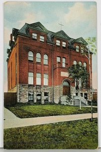 Michigan Sault Ste Marie Loretto Academy c1910 Postcard J16