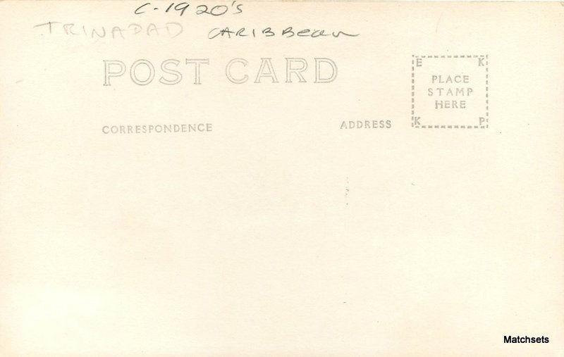Circa 1920's Trinidad La Guayra RPPC postcard 6160
