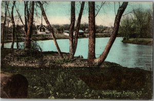 View of Sioux River, Canton SD c1913 Vintage Postcard E70