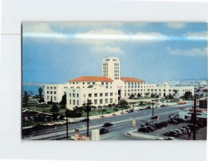 Postcard City Hall San Diego California USA