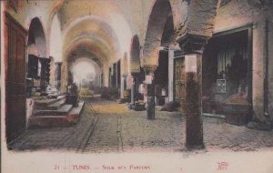 Tunis Tunisia Souk Des Parfums Old Antique Postcard