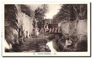 Old Postcard Old Algeria Biskra