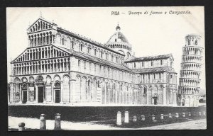 Cathedral & Leaning Bell Tower Pisa ITALY Unused c1910s