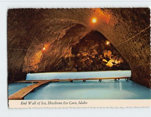 Postcard End Wall of Ice, Shoshone Ice Cave, Shoshone, Idaho