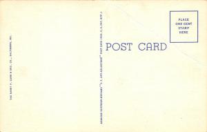Aberdeen Maryland 1940s Postcard Post Hospital & Officers Quarters Proving