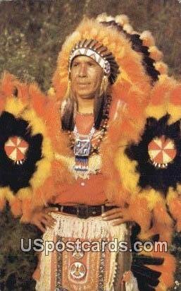 Indian Chief - Cherokee, North Carolina NC  