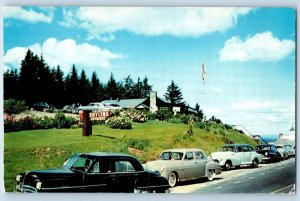 Marlboro Vermont VT Postcard Skyline Hogback Mountain Scene c1960's Vintage Cars