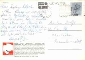 uk45393 pond gardens cockington torquay devon uk