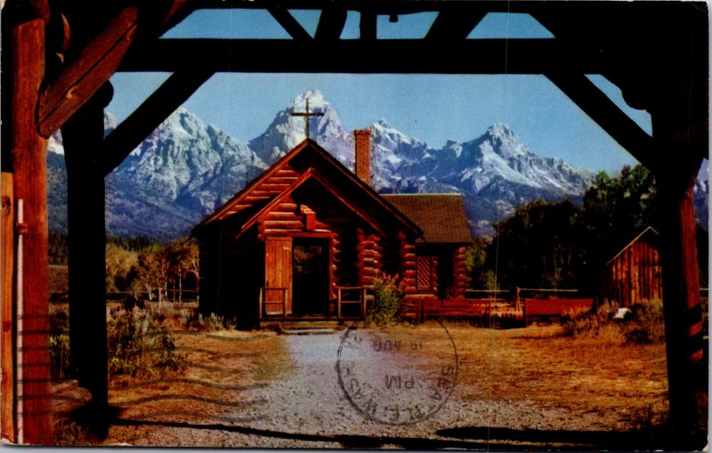 The Chapel of The Transfiguration Moose Wyoming postcard