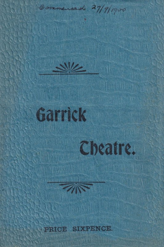 The Wedding Guest Martin Harvey Antique Garrick Theatre Programme