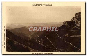 Vercors Old Postcard Panorama of the Rousset pass