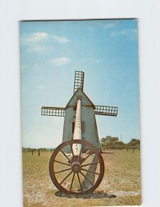 Postcard Old Windmill, Nantucket, Massachusetts