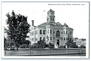 1945 Appanoose County Court House Building Centerville Iowa IA Vintage Postcard