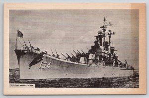 USS Des Moines CA 134 Navy Ship Postcard N22