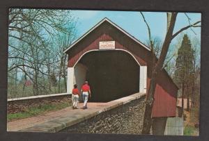 Covered Bridge - Frakenfield Bridge Over Tinicum Creek