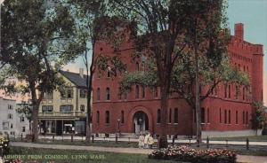 Armory From Common Lynn Massachusetts 1915