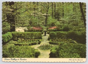 Memphis Tennessee~Air View Gardens & Dixon Gallery~Continental Postcard