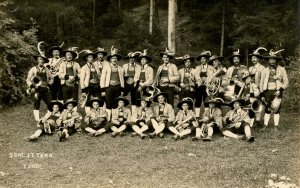 Austria - Schlitters, Tirol.  Brass Band      *RPPC