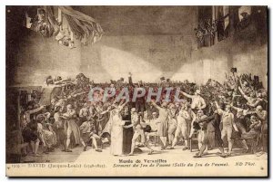 Old Postcard Museum of Versailles David Jacques Louis Tennis Court Oath of Pa...