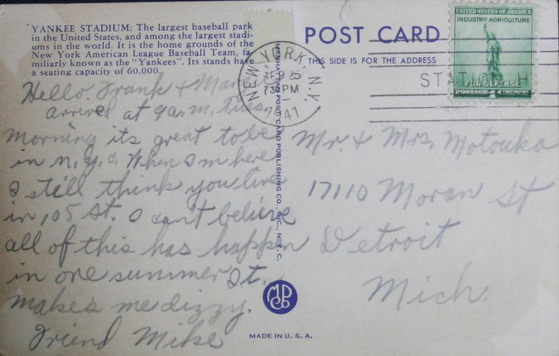 Yankee Stadium, New York