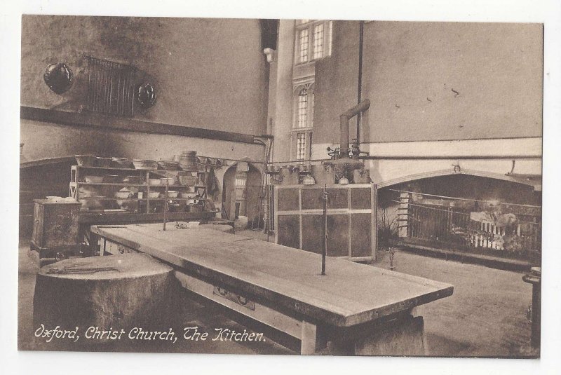 UK Oxford Christ Church The Kitchen Vtg Frith's Series No 57320 Sepia Postcard