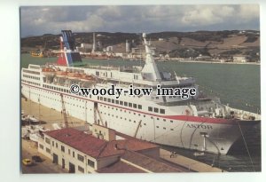 LN0033 - German Liner - Astor at Mahon , Minorca - postcard