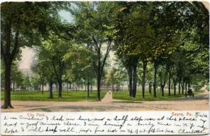City Park, Sayre PA, Pennsylvania - pm 1906