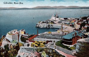 Gibraltar Rosia Bay Vintage Postcard 09.82