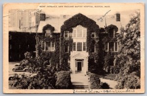 Boston~Rose's Room @ New England Baptist Hospital~Thankful That is Over~1941 B&W